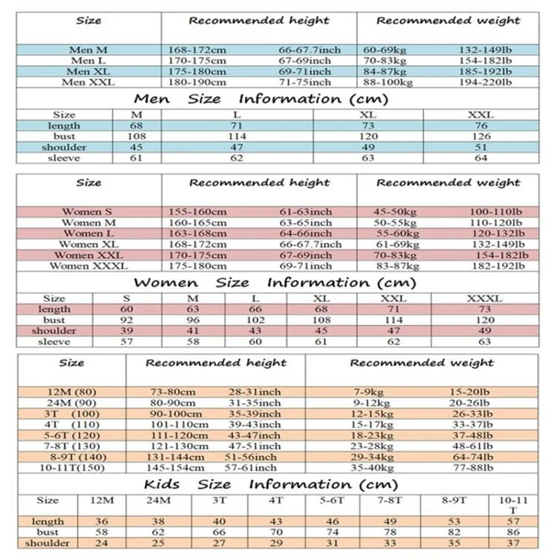 Christmas Family Sports Shirts Couple Shirts