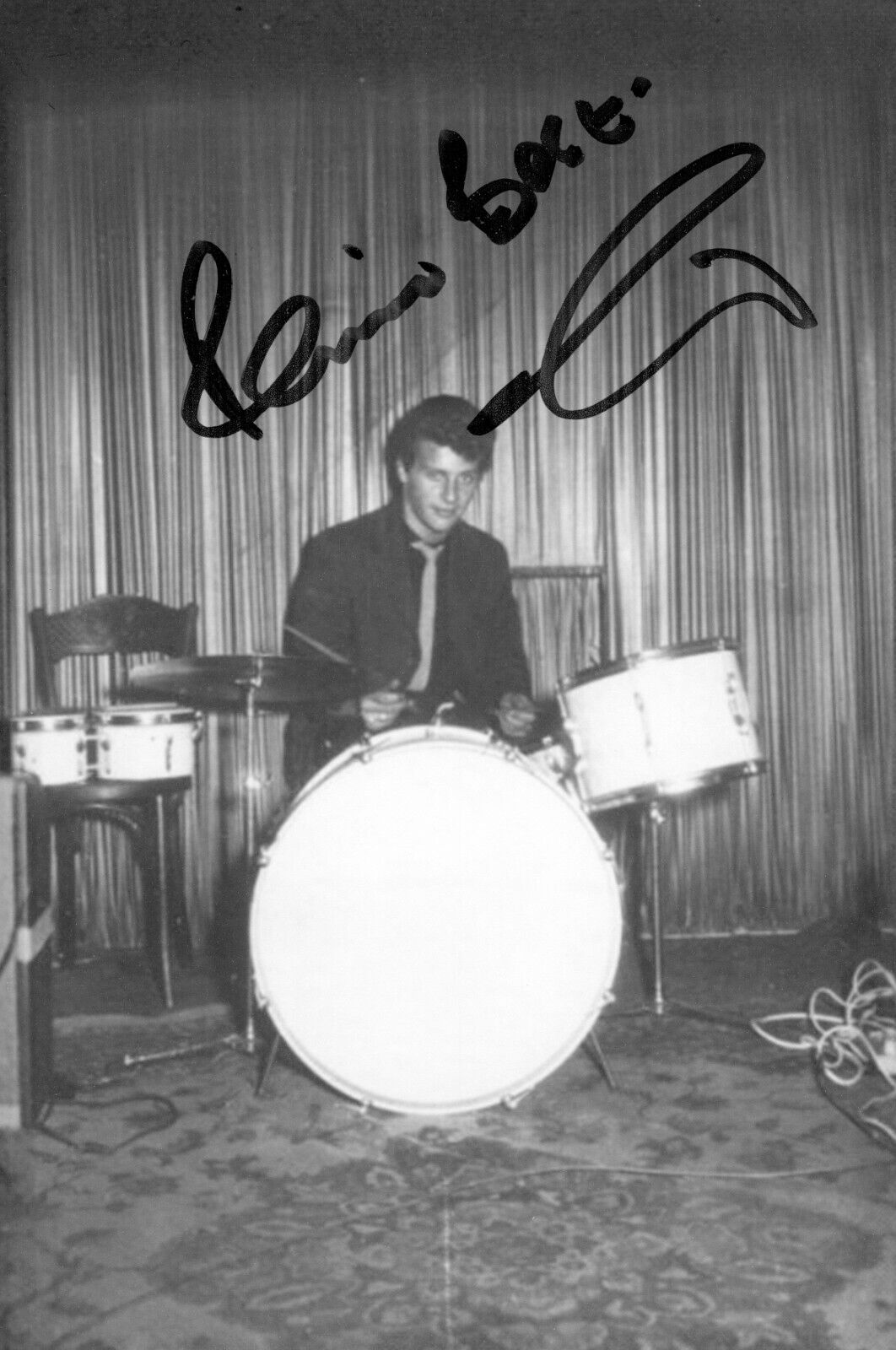 Pete Best Signed 6x4 Photo Poster painting The Beatles Drummer Music Autograph Memorabilia + COA