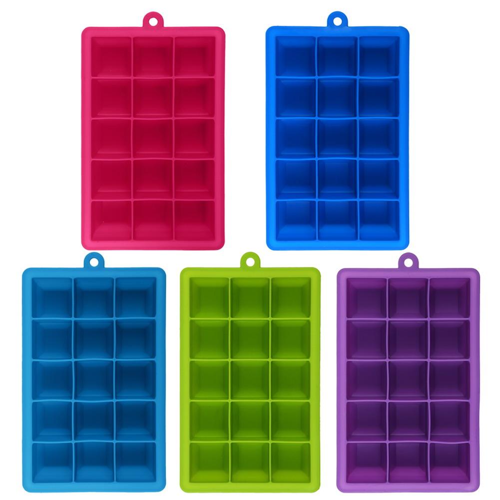 

DIY Creative Big Ice Cube Mold Square Shape Silicone Ice Tray, Green, 501 Original