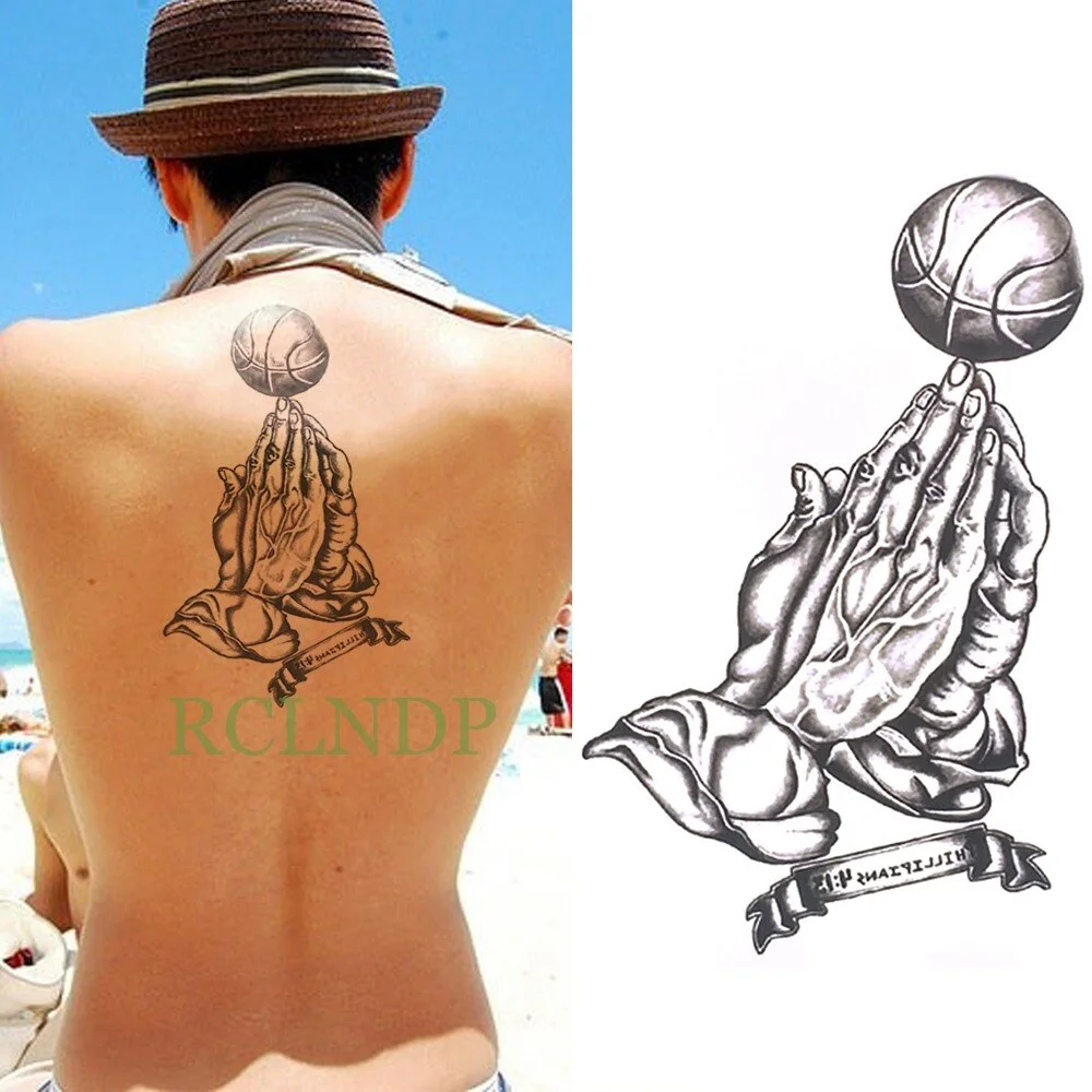 Waterproof Temporary Tattoo Sticker Jesus Fake Tatto Flash Tatoo Leg Arm back Large size body art for Men Girl Women