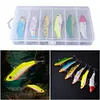 6Pcs Fishing Lure Vibration Artificial Hard Baits 7cm 16g Swimbait Fishing Bait