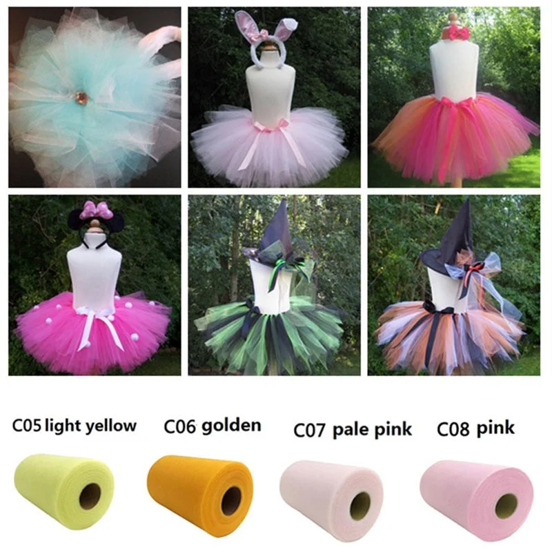 25yards 2inch Crystal Tulle Roll Organza Sheer Gauze Baby Shower Favor Wedding Car Decoration Party Home Garden Crafts Supplies