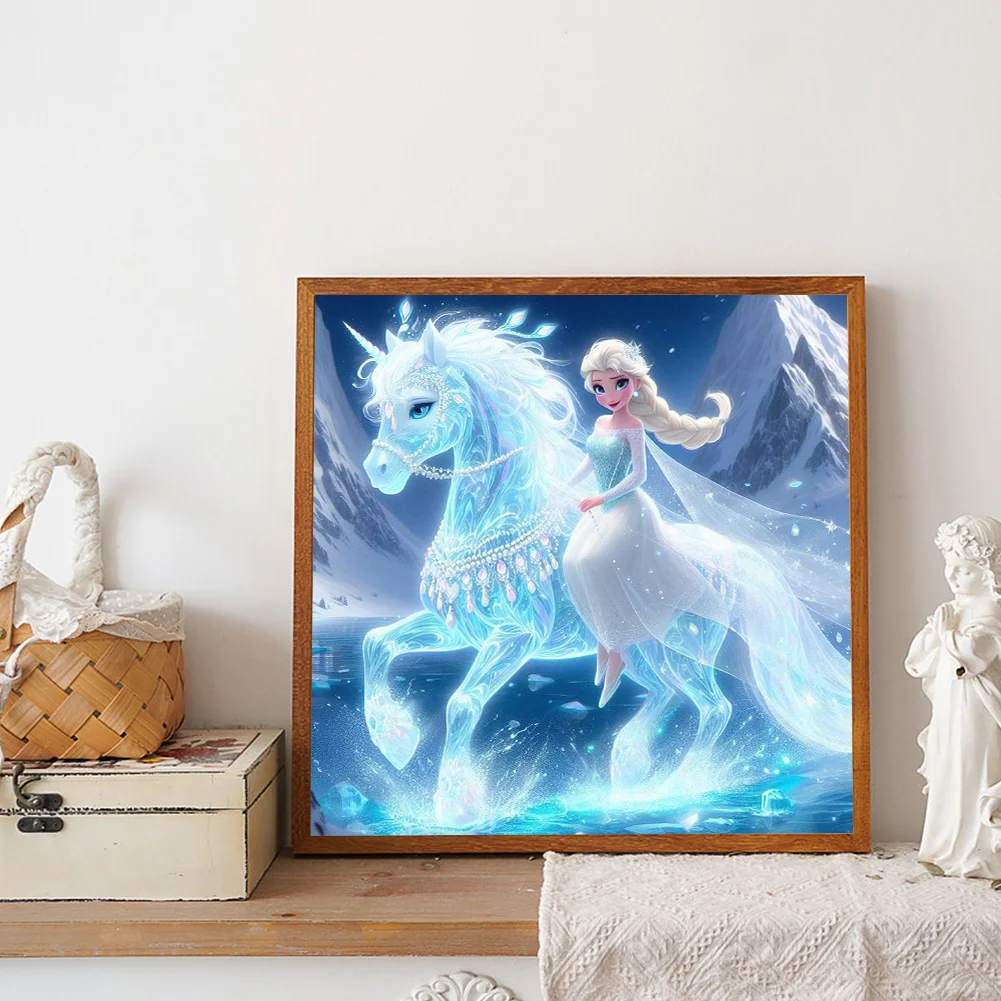 Diamond Painting - Full Round Drill - Princess Elsa(Canvas|40*40cm)
