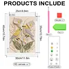 Diamond Painting-DIY Special Shaped Drill Pearl Painting Flowers and Birds(30x40cm)