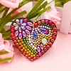 5pcs DIY Diamond Painting Keychain Full Drill Bag Love Hanging Ornaments