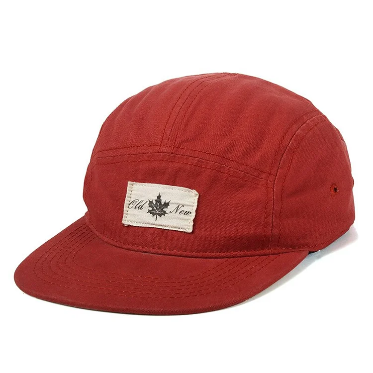 Unisex Flat Brim Hat Maple Leaf Patch Baseball Cap Women Hip Hop Casual Flat Brimmed Snapback Hat Outdoor Sports Men Cap Bone