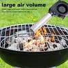 6000RPM BBQ Blower DC 12V Barbecue Fan with Variable Speed Controller (EU)