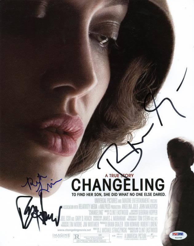 Changeling Cast (3) Ron Howard, Grazer & Lindhome Signed 11X14 Photo Poster painting PSA #V10795