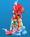 1/20 Scale World Zukan Lance & Gyarados - Pokemon Resin Statue - QN Studios