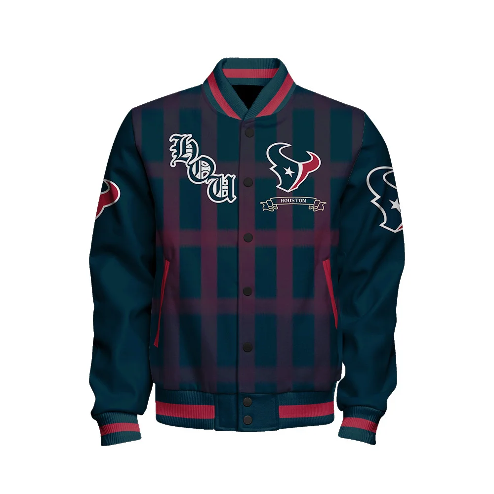 Houston Texans Football Team 2024 - 25 Unforgettable Memories Unisex Varsity Jacket