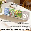 DIY Calendar Diamond Painting Calendar Kit Diamond Art Paper Desk Calendar Kit