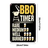 BBQ TIMER - Metal Tin Signs(8*12Inch/12*16Inch) - Bar