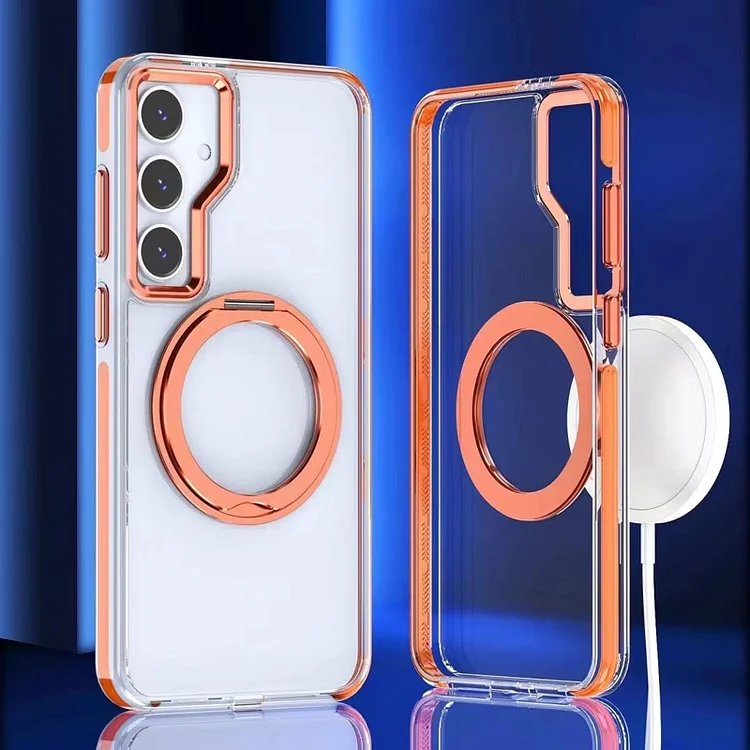 Magnetic Kickstand Translucent Shockproof Phone Case for Samsung  Etrgadget- Smartphone Cases & Covers | Accessories