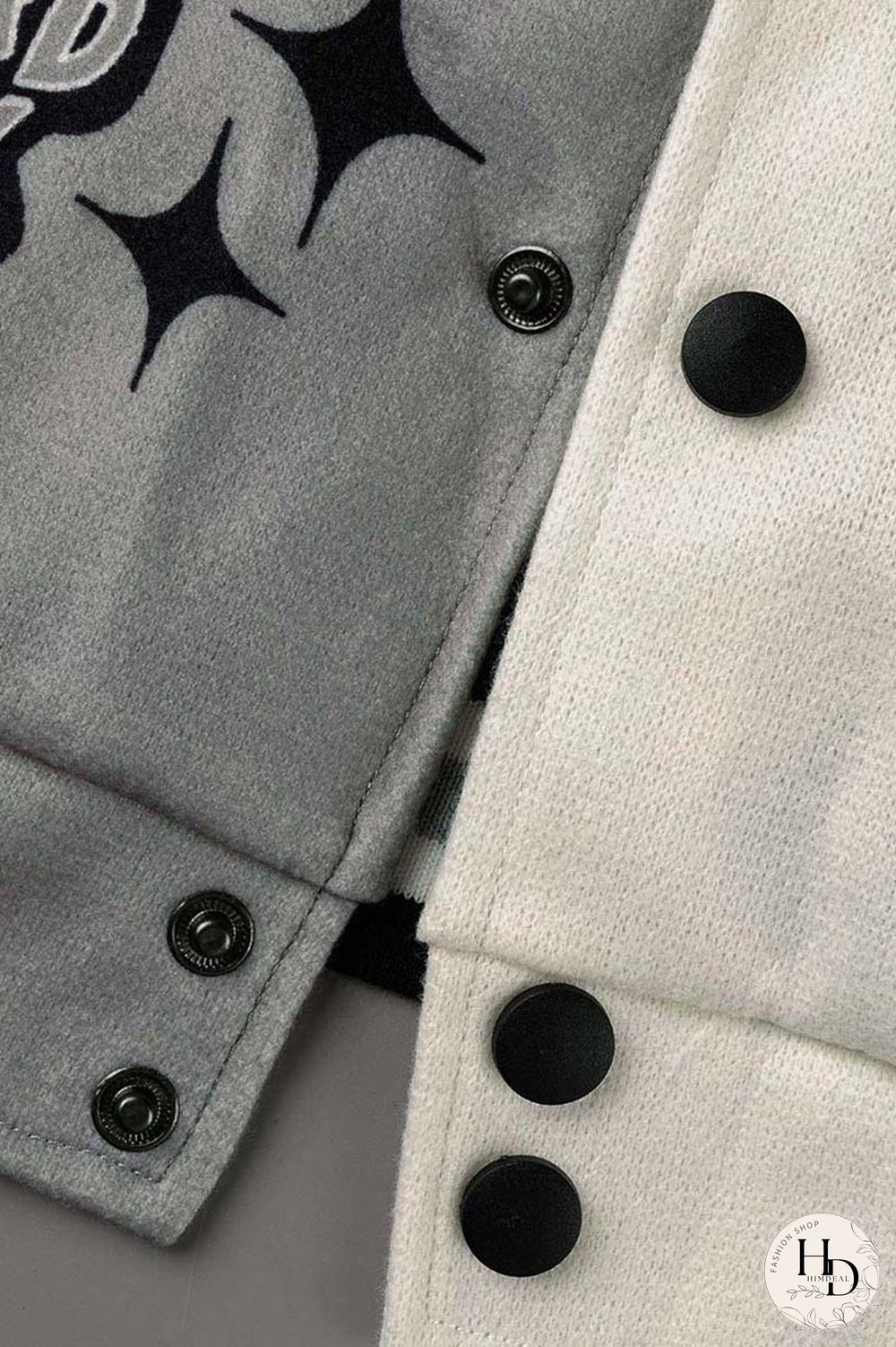 Red Casual Print Patchwork O Neck Outerwear