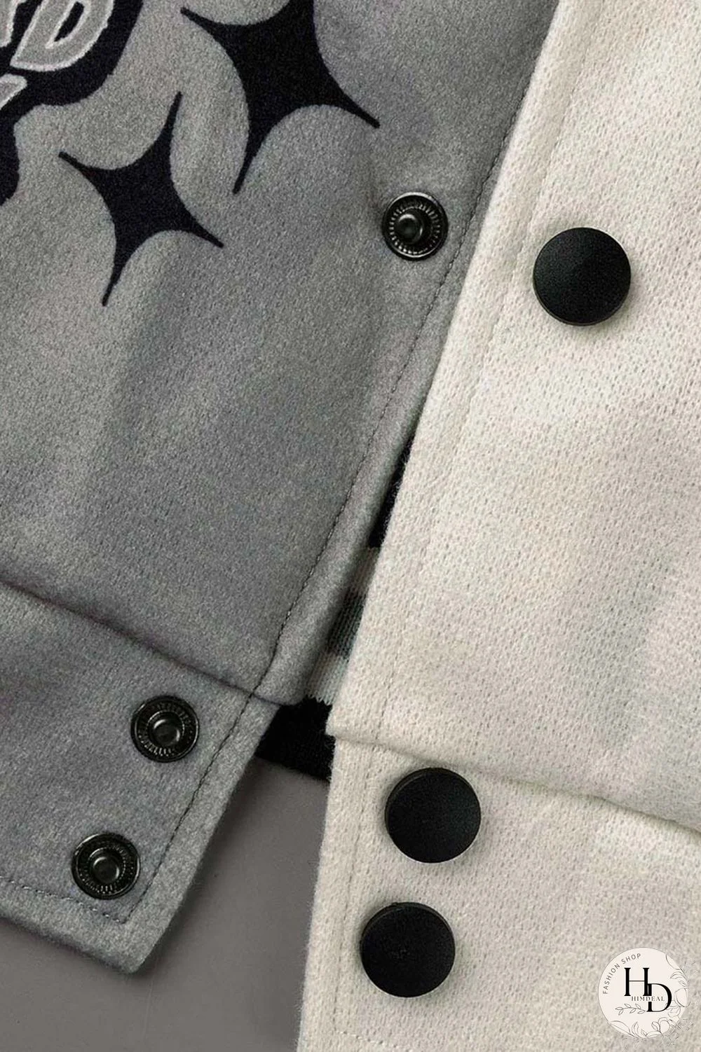 Red Casual Print Patchwork O Neck Outerwear