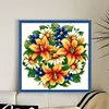 Flower - 9CT Partial Beaded Cross Stitch Kit(36x36cm)