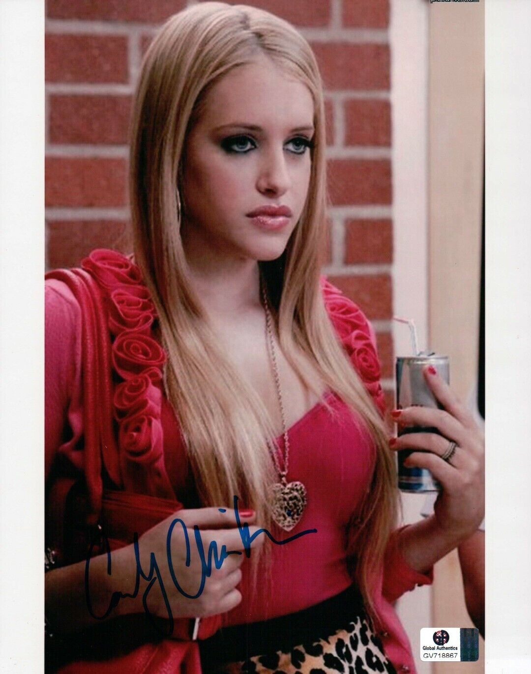 Carly Chaikin Hand Signed Autograph 8x10 Photo Poster paintinggraph Subergatory GA 718867