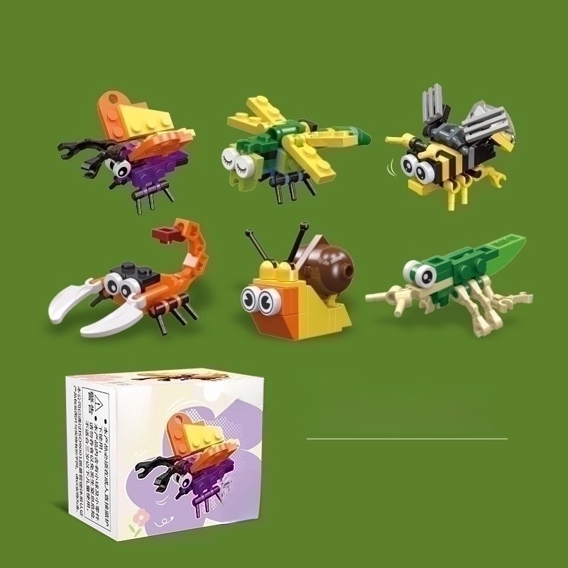 Building Toys Kids(7-16Years) Insect Plastic Toys