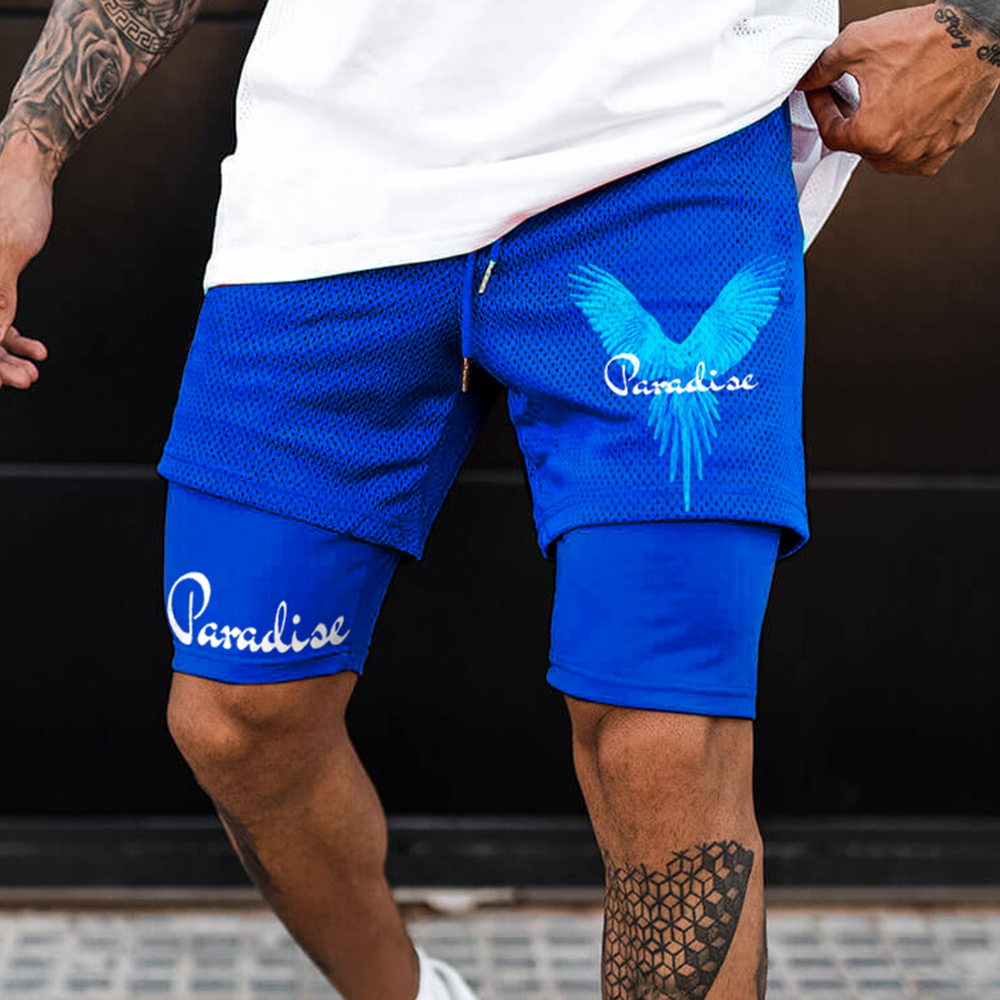 Men's Parrot Shorts Mesh Performance Shorts