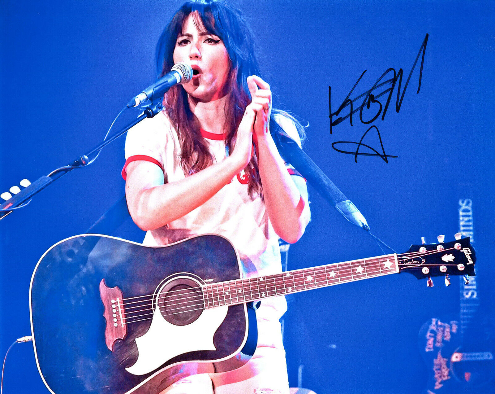 Original Signed Photo Poster painting of KT Tunstall 10x8 + COA