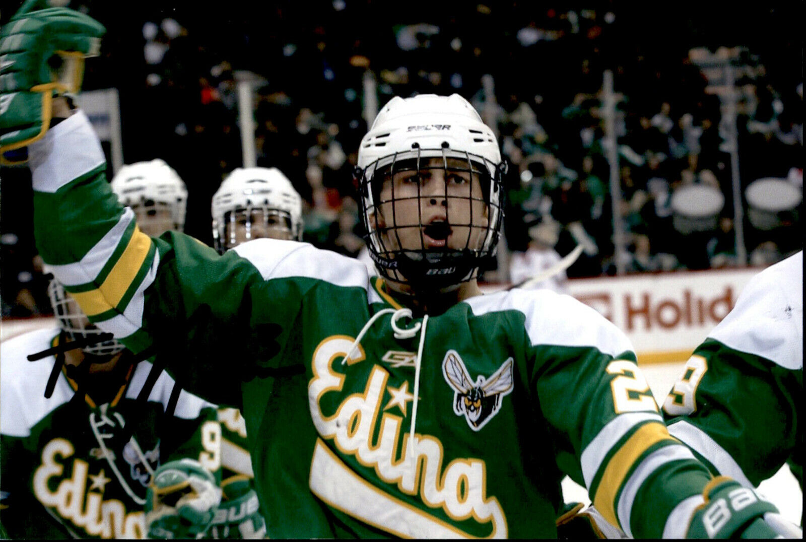 Tyler Nanne SIGNED 4x6 Photo Poster painting EDINA HIGH / NEW YORK RANGERS #3