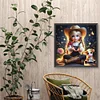 Diamond Painting -DIY Full Round Drill Girl(40*40CM)