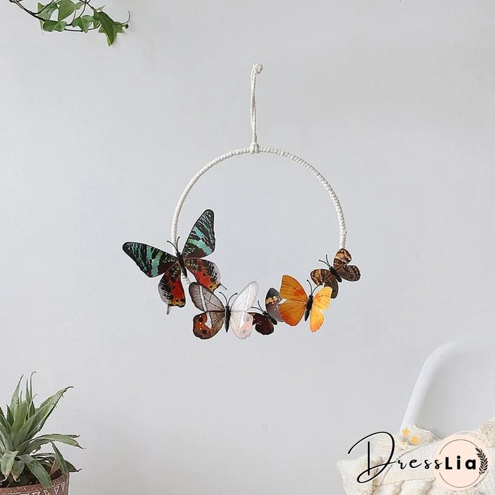 Garland Simulation Butterfly Decorations Wall Craft Ornaments