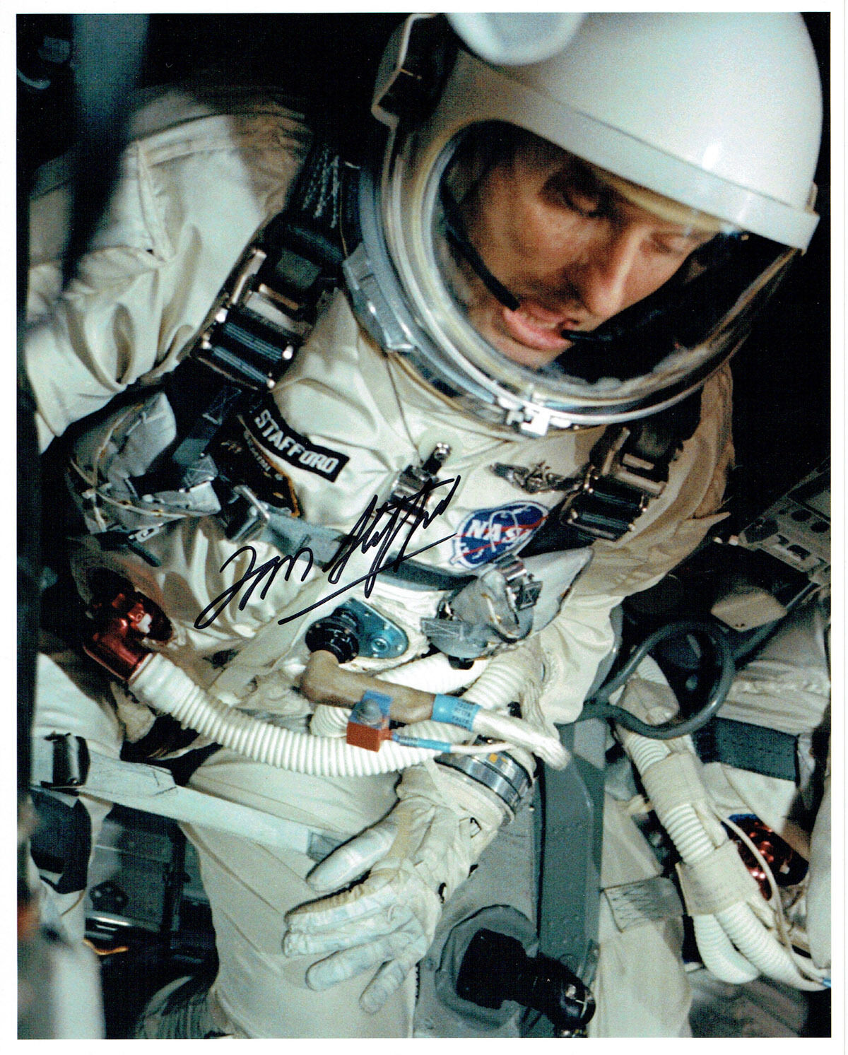 Tom STAFFORD Signed Autograph Photo Poster painting 1 COA AFTAL NASA Astronaut Apollo Gemini