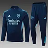 Joyfball 2025/2026 Arsenal Half-Pull Training Suit Royal Blue Football Shirt 1:1 Thai Quality