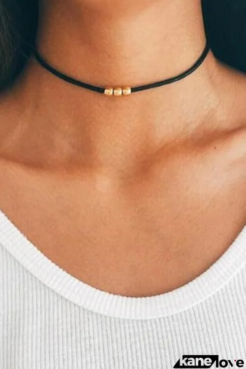 Metal Choker Necklace