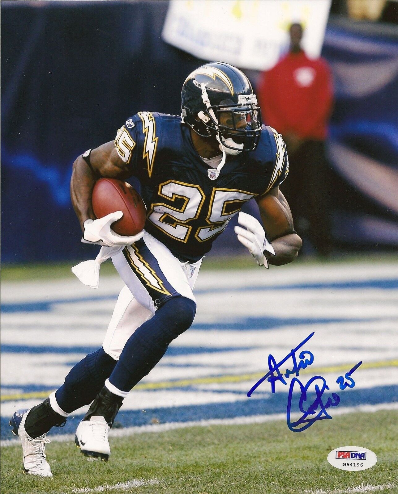 Antonio Cromartie Signed Chargers Football 8x10 Photo Poster painting PSA/DNA Rookie Year Auto'd