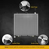 DWVO Radiator Complete Radiator Compatible with 2005-2019 Pathfinder Frontier Xterra Suzuki Equator 4.0L V6 5.6L V8