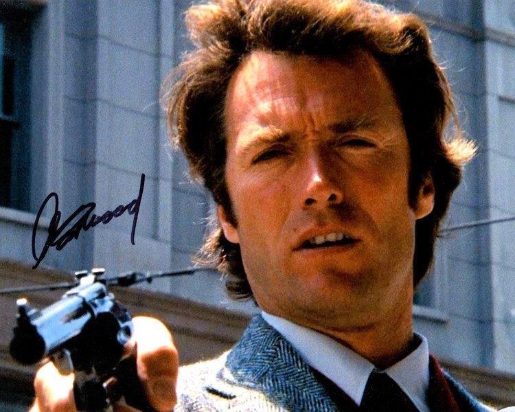 REPRINT - CLINT EASTWOOD DIRTY HARRY Signed 8 x 10 Photo Poster painting Poster Man Cave