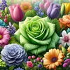 Diamond Painting -5D Full Round Drill Rose(40x40cm)