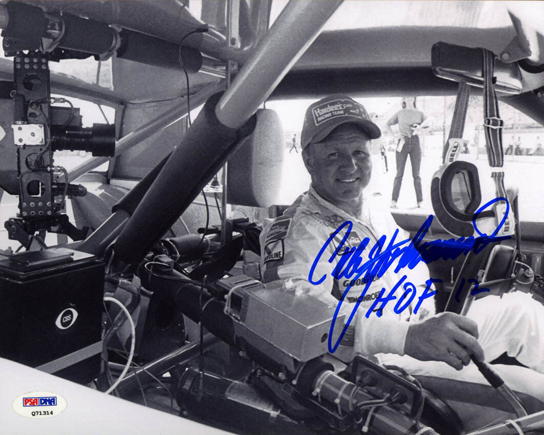 Cale Yarborough SIGNED 8x10 Photo Poster painting + HOF 12 NASCAR LEGEND PSA/DNA AUTOGRAPHED