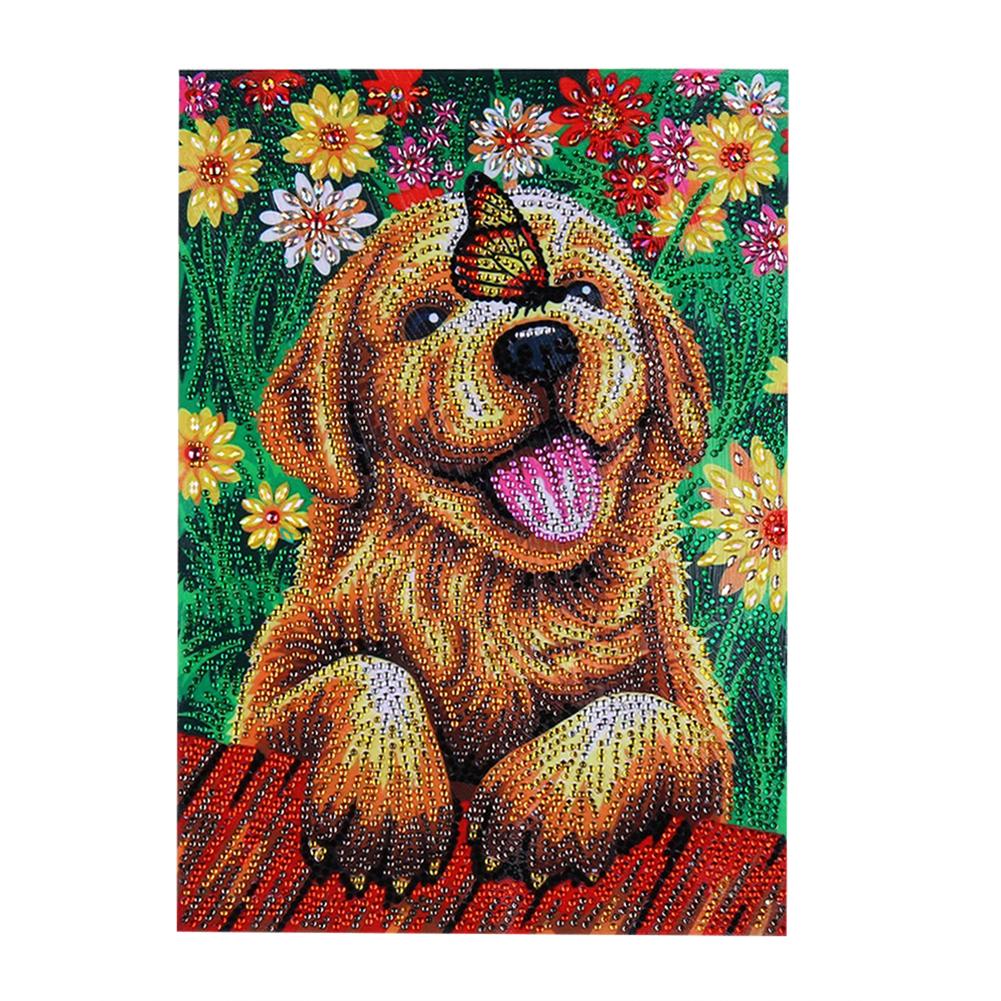 

30*40CM - Special Shaped Diamond Painting - Cute Dog, 501 Original