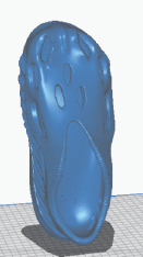 Place a Single Shoe Model with the Heel Facing downwards