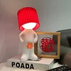 Creative lamp for little shy, creative lamp in little boy style