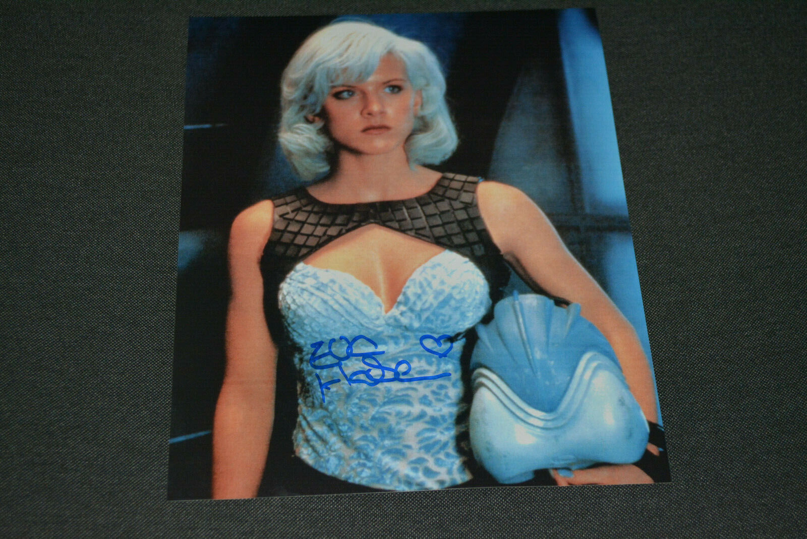 EVA HABERMANN sexy signed autograph In Person 8x10 (20x25cm) LEXX THE DARK ZONE