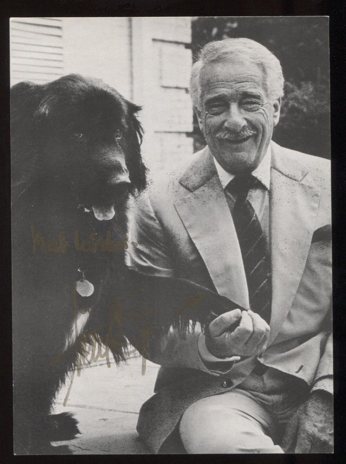 Victor Borge Signed Photo Poster painting Signature Vintage Autographed Signature