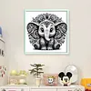 Silhouette Dumbo-11CT Stamped Cross Stitch 40*40cm/15.75*15.75in tapestrymarket