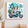 Snow Girl - Diamond Painting - Partial Special Shaped Drill(Canvas|30*30cm)