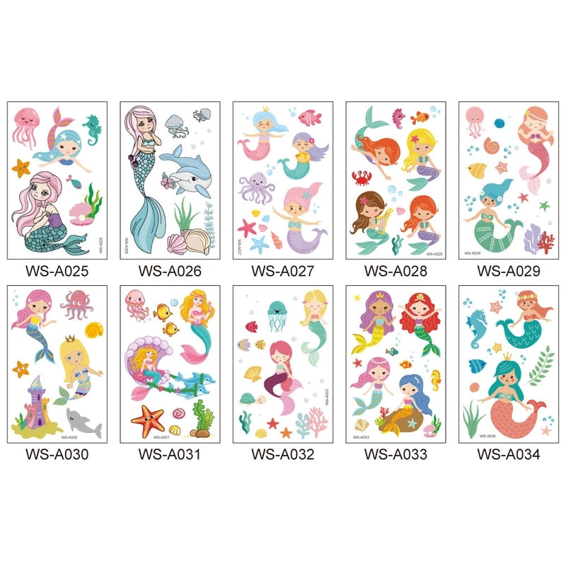 Mermaid Pet Tattoos & Body Art 1 Piece