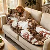 Plush Cat Envelope Sleeping Bag 68.9x31.5Inch Camping Sleeping Bags for Adults Camping Sleepovers & Home Lounging