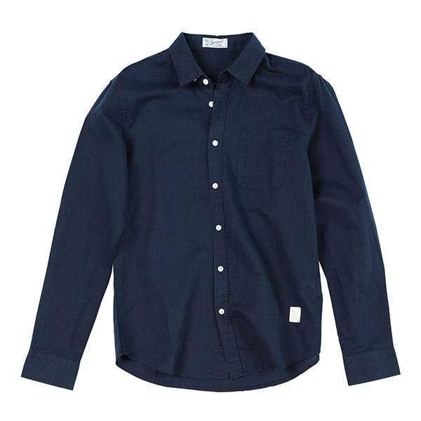 SIMWOOD 2021 Autumn summer new pure linen cotton shirts men cool Breathable classic basic shirt male high quality  190125