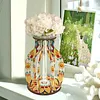 Vase Mandala En Bois-Ornement De Bricolage