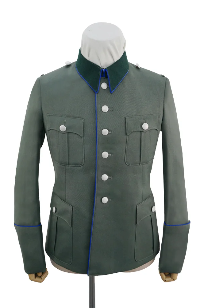   Wehrmacht German M1941 Officer General Gabardine Piped Service Tunic Jacket German-Uniform