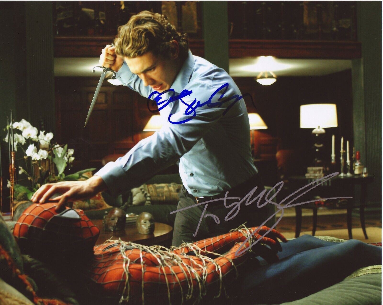 SPIDERMAN - JAMES FRANCO & TOBEY MAGUIRE AUTOGRAPH SIGNED PP Photo Poster painting POSTER