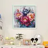 Peony-11CT Stamped Cross Stitch 56*56cm/22.05*22.05in tapestrymarket