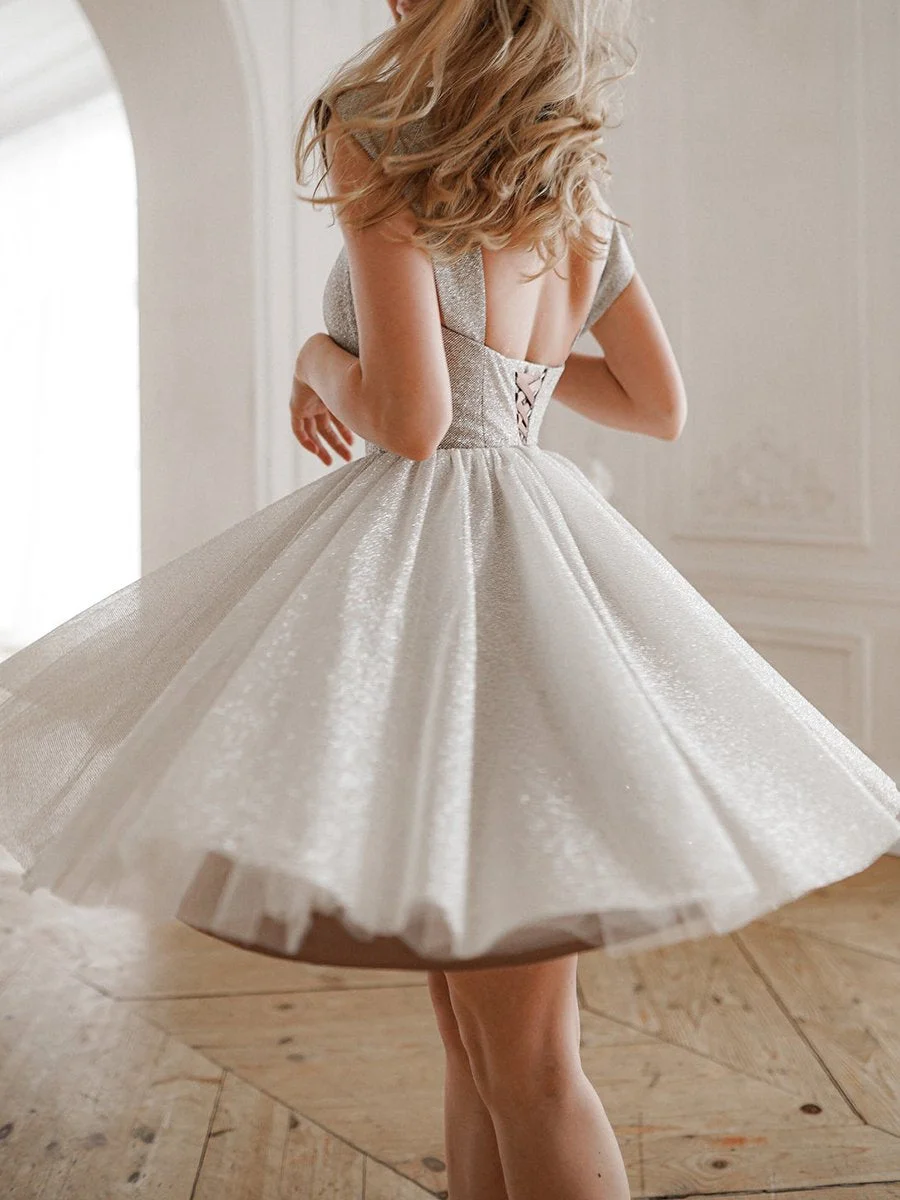 Sparkly Mini A-Line Dress